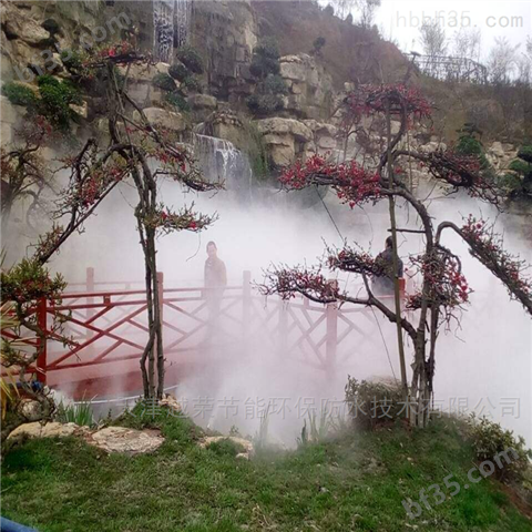 蚌埠园林景观造雾工程-公园假山人造雾系统