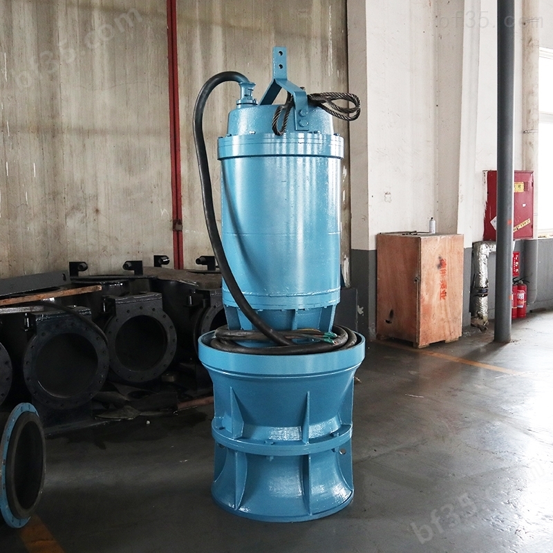 排水泵站用井筒式700QZ-160铸铁潜水轴流泵
